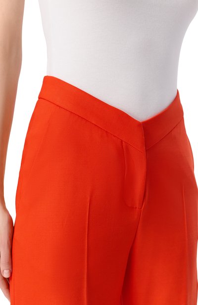 Шерстяные брюки DAVID KOMA оранжевого цвета по цене 137500 руб., арт. RE25DK01TR, фото 5 Шерстяные брюки DAVID KOMA, арт. RE25DK01TR, фото 5