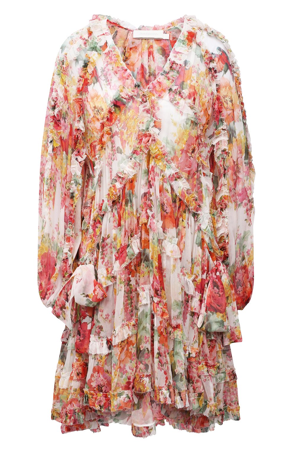 Шелковое платье ZIMMERMANN, арт. 9977DMAE, фото 1