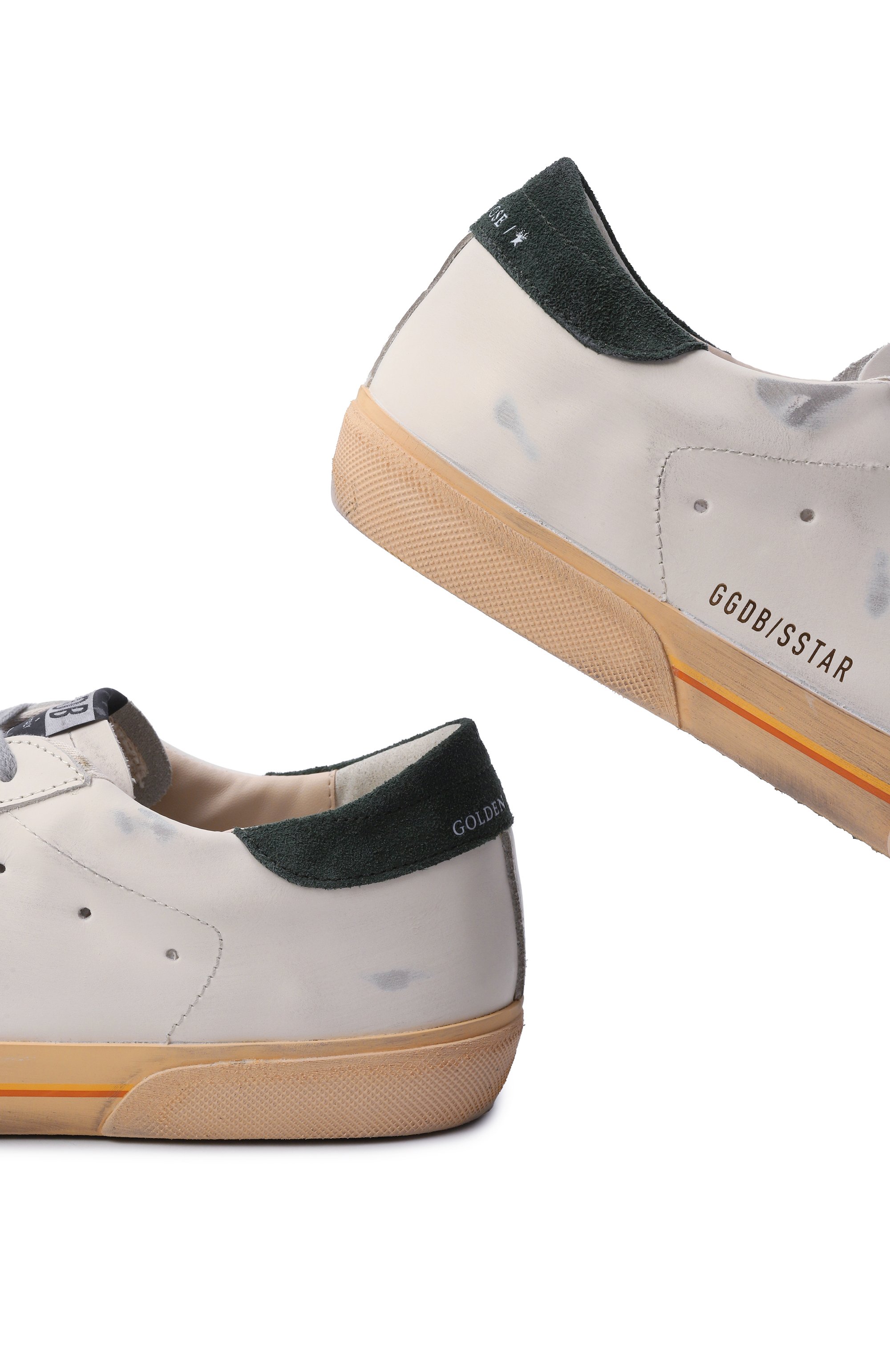 Кожаные кеды super-star GOLDEN GOOSE DELUXE BRAND, арт. GMF00105.F007530, фото 7