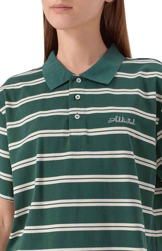Хлопковое поло Addicted FT2309.1 Зелёный  FT2309.1 Фото 5