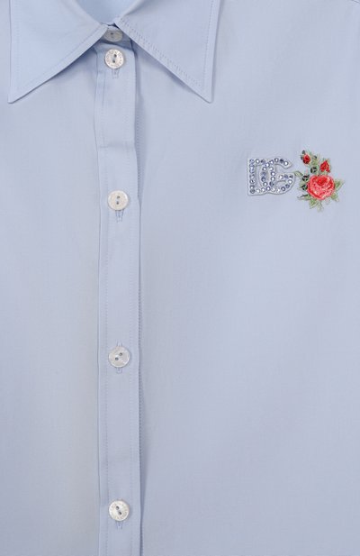 Хлопковая рубашка DOLCE & GABBANA, арт. L56S34/FU5Y4, фото 3