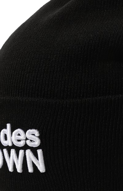 Шапка COMME DES FUCKDOWN черного цвета по цене 5275 руб., арт. CDFA700, фото 3 Шапка COMME DES FUCKDOWN, арт. CDFA700, фото 3