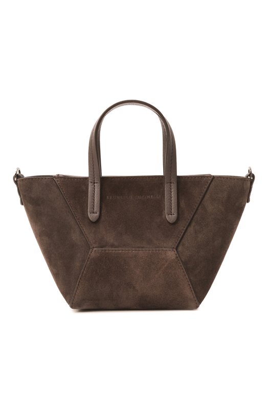 Сумка BC Duo mini Brunello Cucinelli MBDLD2675P Коричневый MBDLD2675P
