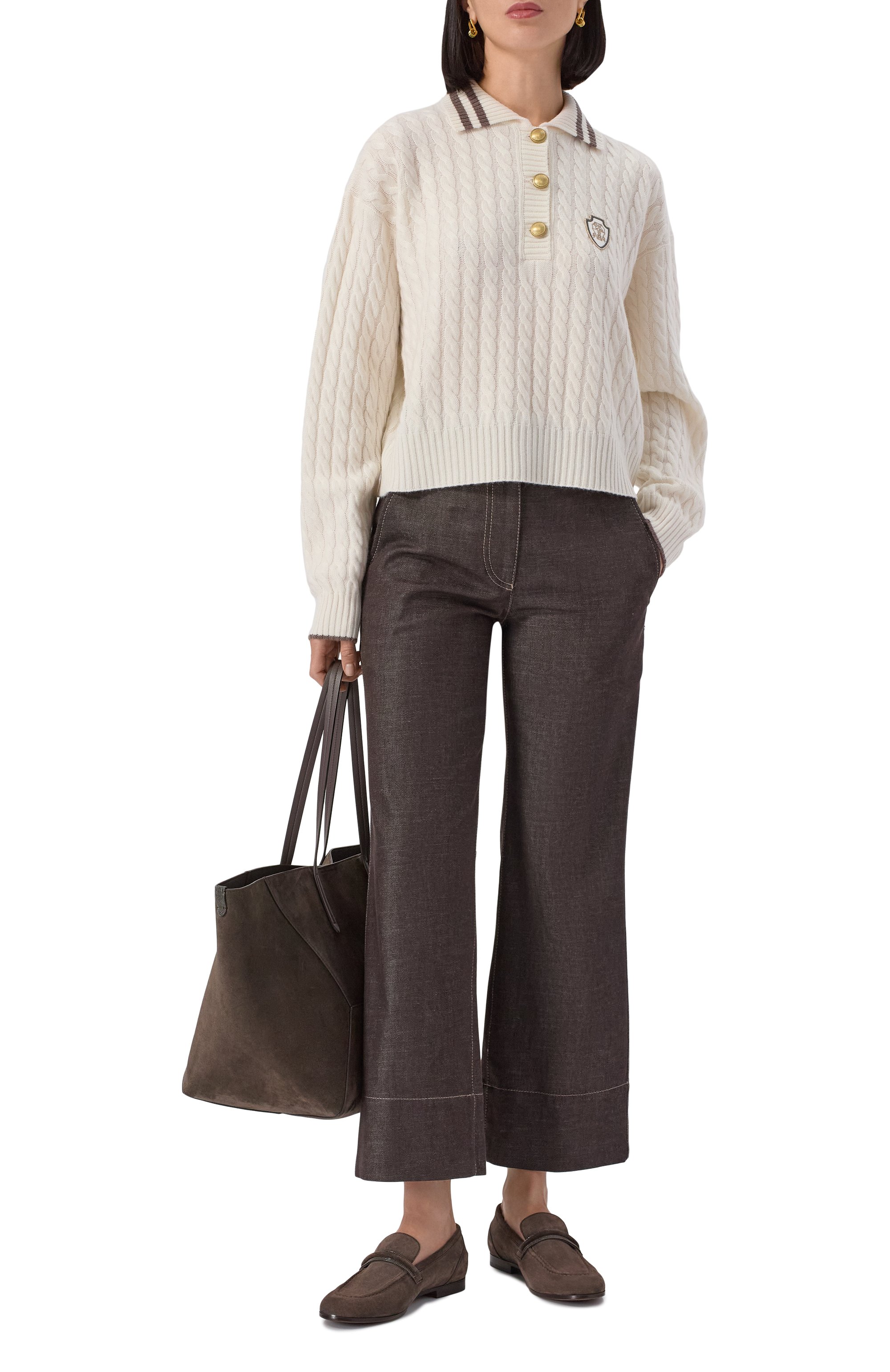 Кашемировое поло BRUNELLO CUCINELLI, арт. M12731505, фото 2