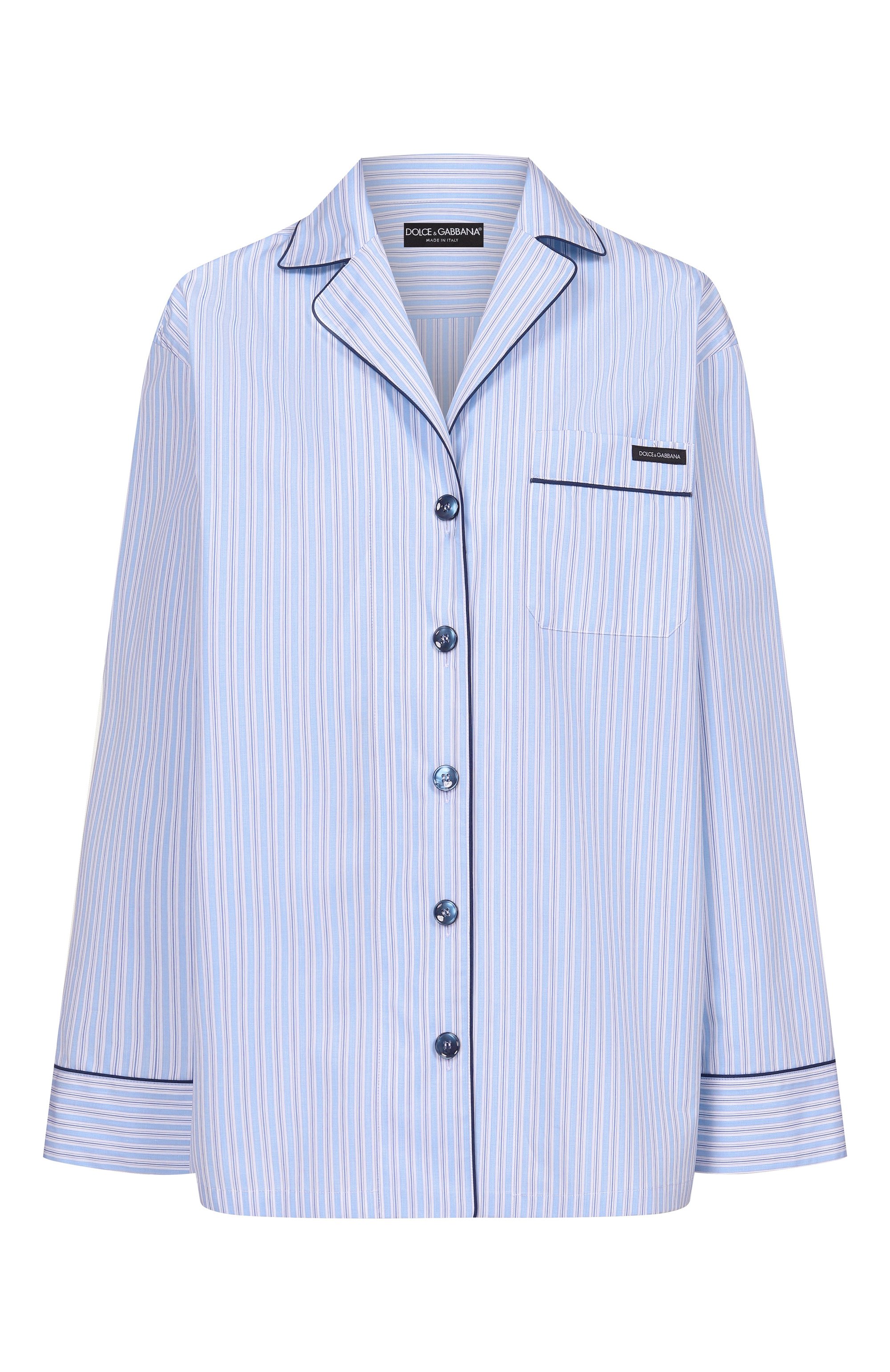 Рубашка из хлопка и шелка DOLCE & GABBANA, арт. F5U37T/FR510, фото 1