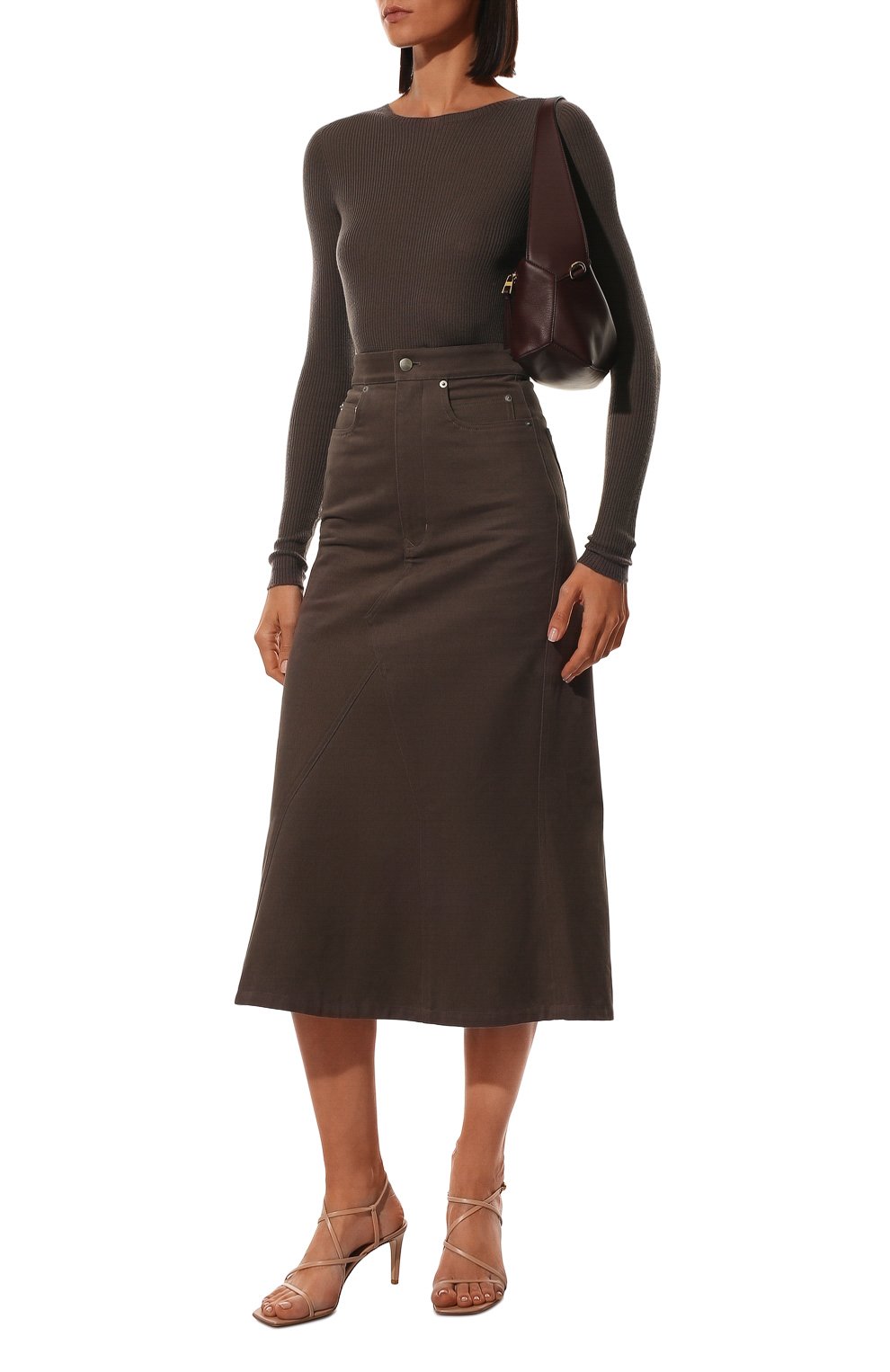 Джинсовая юбка RICK OWENS, арт. RP02B6349/CF, фото 2