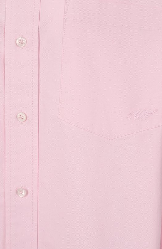 Хлопковая рубашка alexanderwang.t 4WC2251013 Розовый  4WC2251013 Фото 6