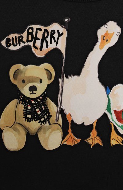 Хлопковый свитшот BURBERRY, арт. 8108574, фото 3