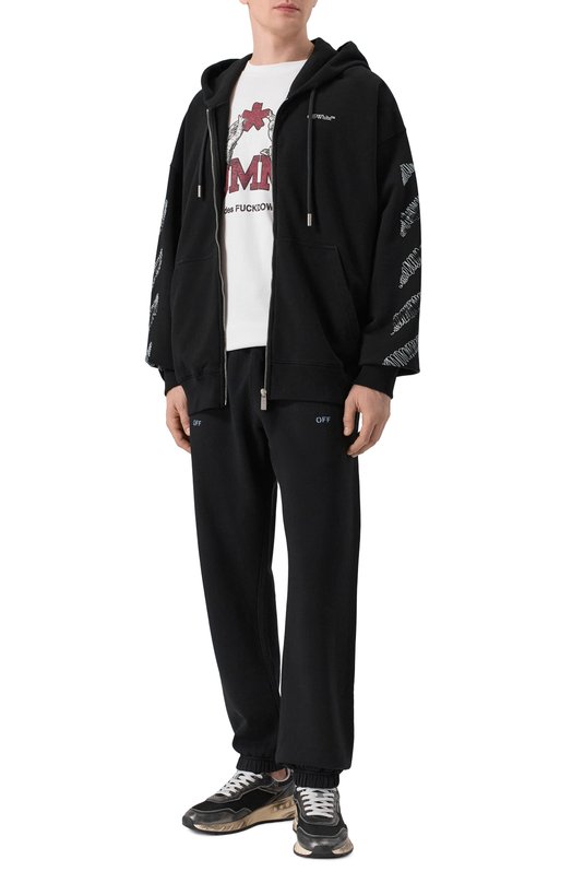 Хлопковая футболка Comme des Fuckdown CFABM01827 Белый  CFABM01827 Фото 2