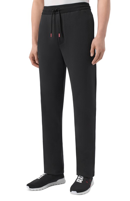 Хлопковый спортивный костюм Kiton UMJ0026 Чёрный  UMJ0026 Фото 4