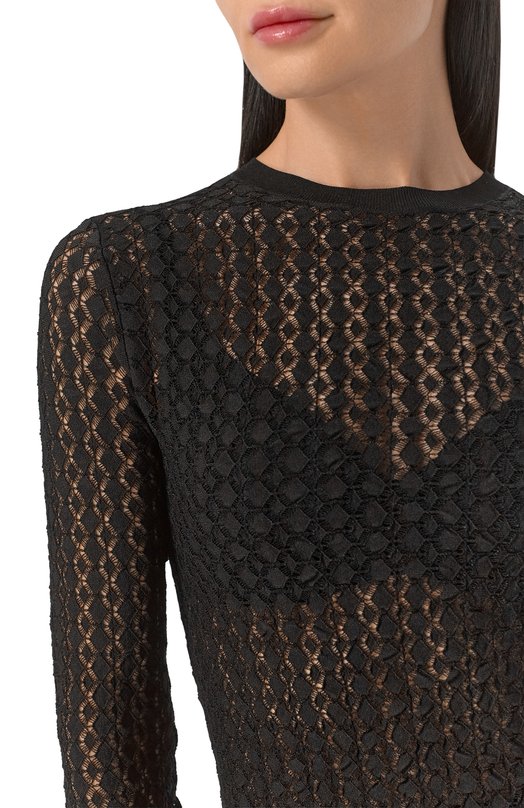 Пуловер из вискозы Saint Laurent 863344/Y76VX Чёрный  863344/Y76VX Фото 5