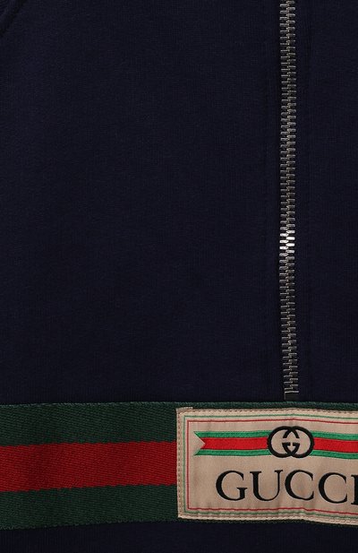 Хлопковое худи GUCCI, арт. 653666/XJDKA, фото 3