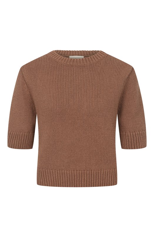 Хлопковый пуловер 12 STOREEZ 135832 Коричневый 135832