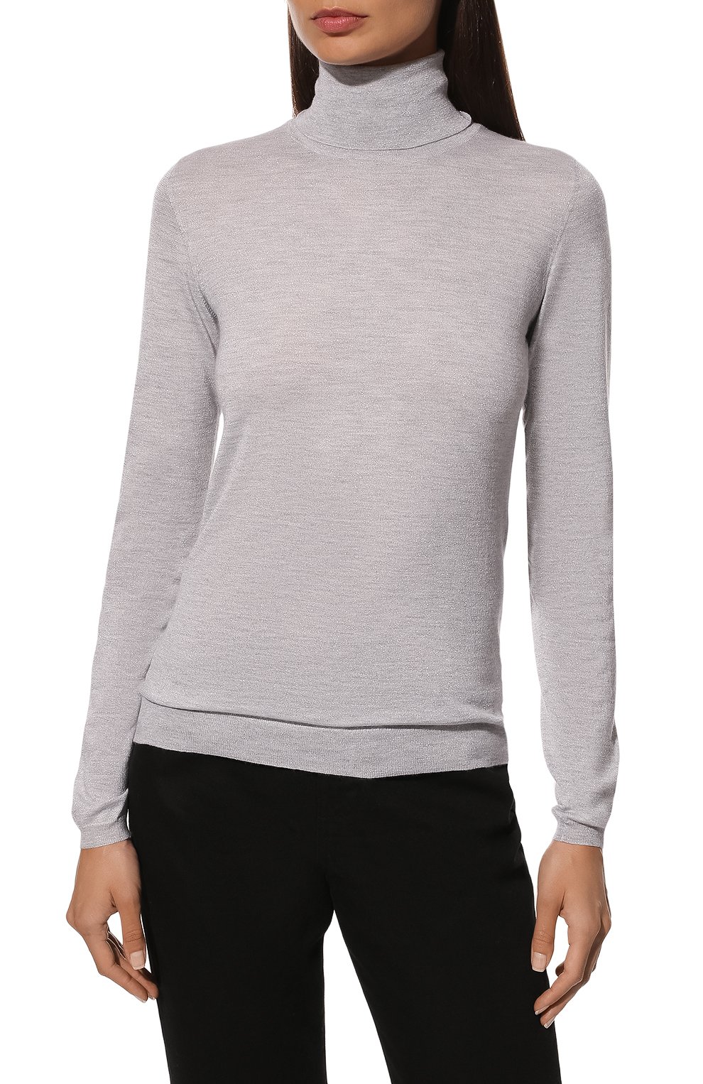 Водолазка из кашемира и шелка BRUNELLO CUCINELLI, арт. M41800063, фото 3