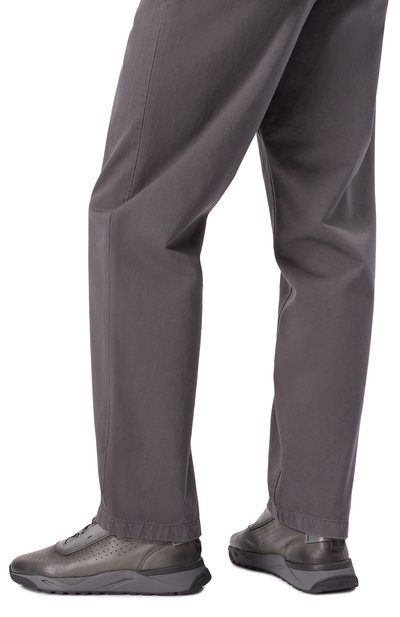 Кожаные кроссовки innova SANTONI, арт. MBIG21694ANENDYE, фото 3