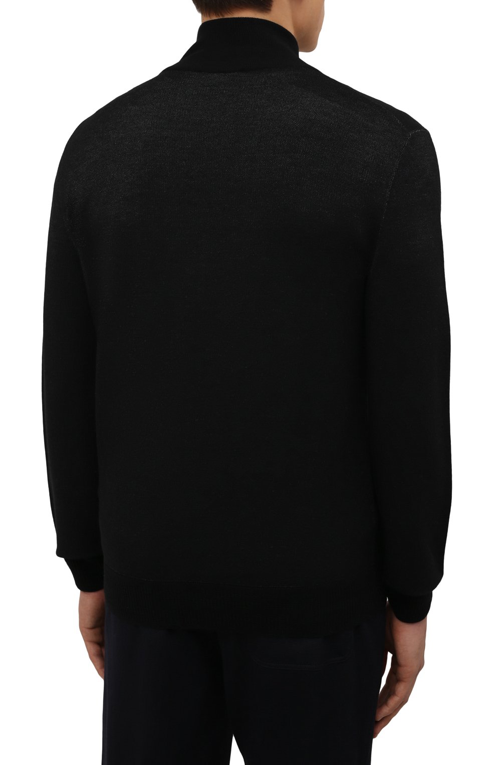 Кардиган из шелка и кашемира BRIONI темно-серого цвета по цене 158500 руб., арт. UMT20L/01K16, фото 4 Кардиган из шелка и кашемира BRIONI, арт. UMT20L/01K16, фото 4