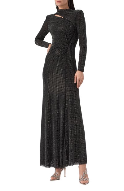 Платье с отделкой стразами SELF-PORTRAIT, арт. RS25-077X-B, фото 2