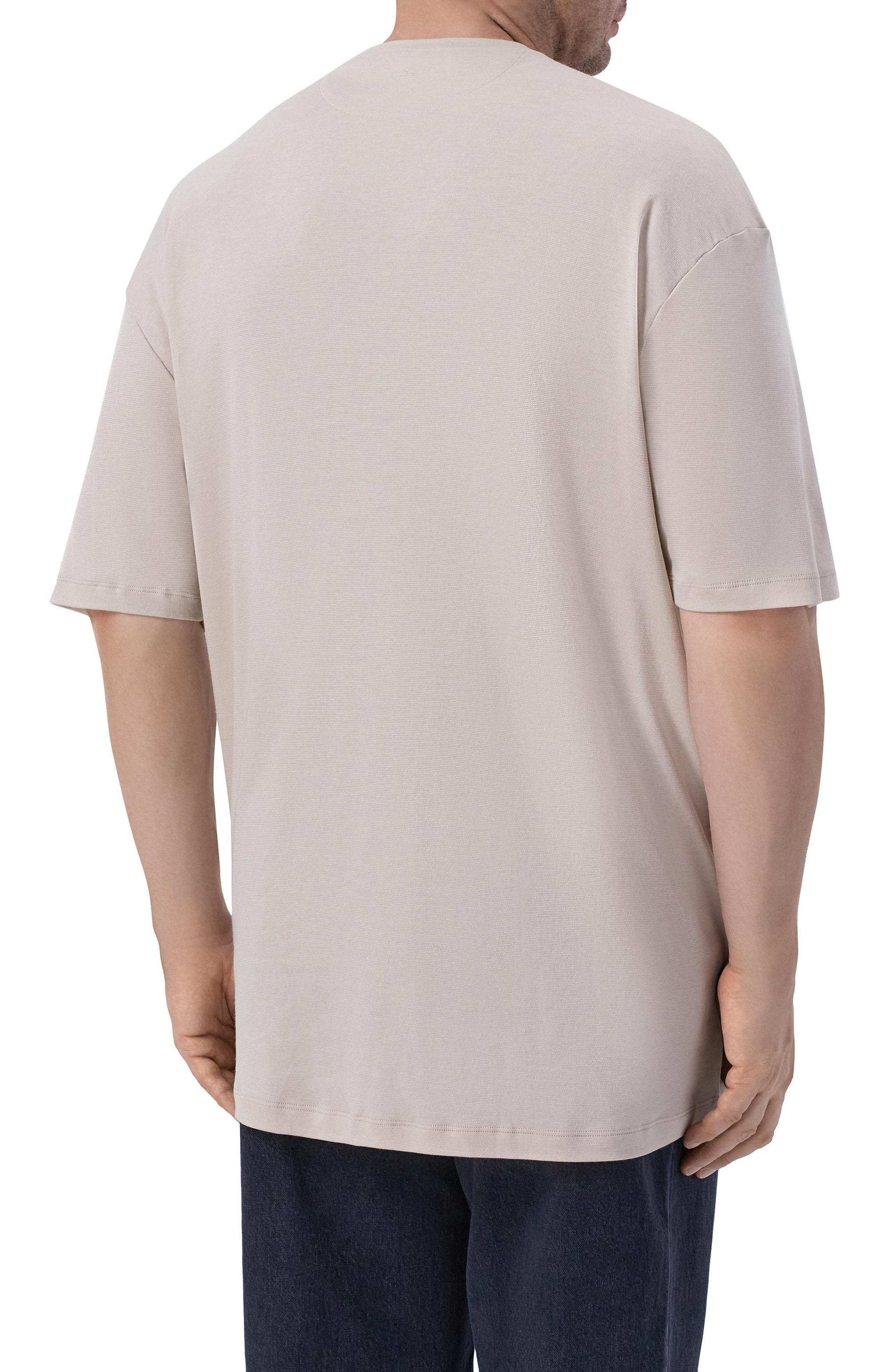 Футболка из хлопка и лиоцелла PAUL&SHARK, арт. 25411026/4XL, фото 4