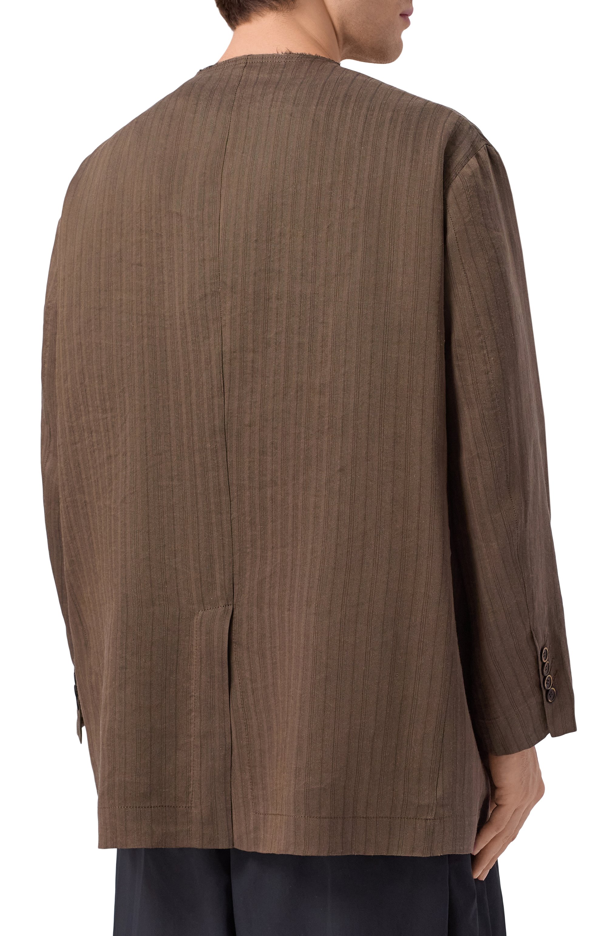 Пиджак изо льна и вискозы UMA WANG, арт. UM6507_, фото 4