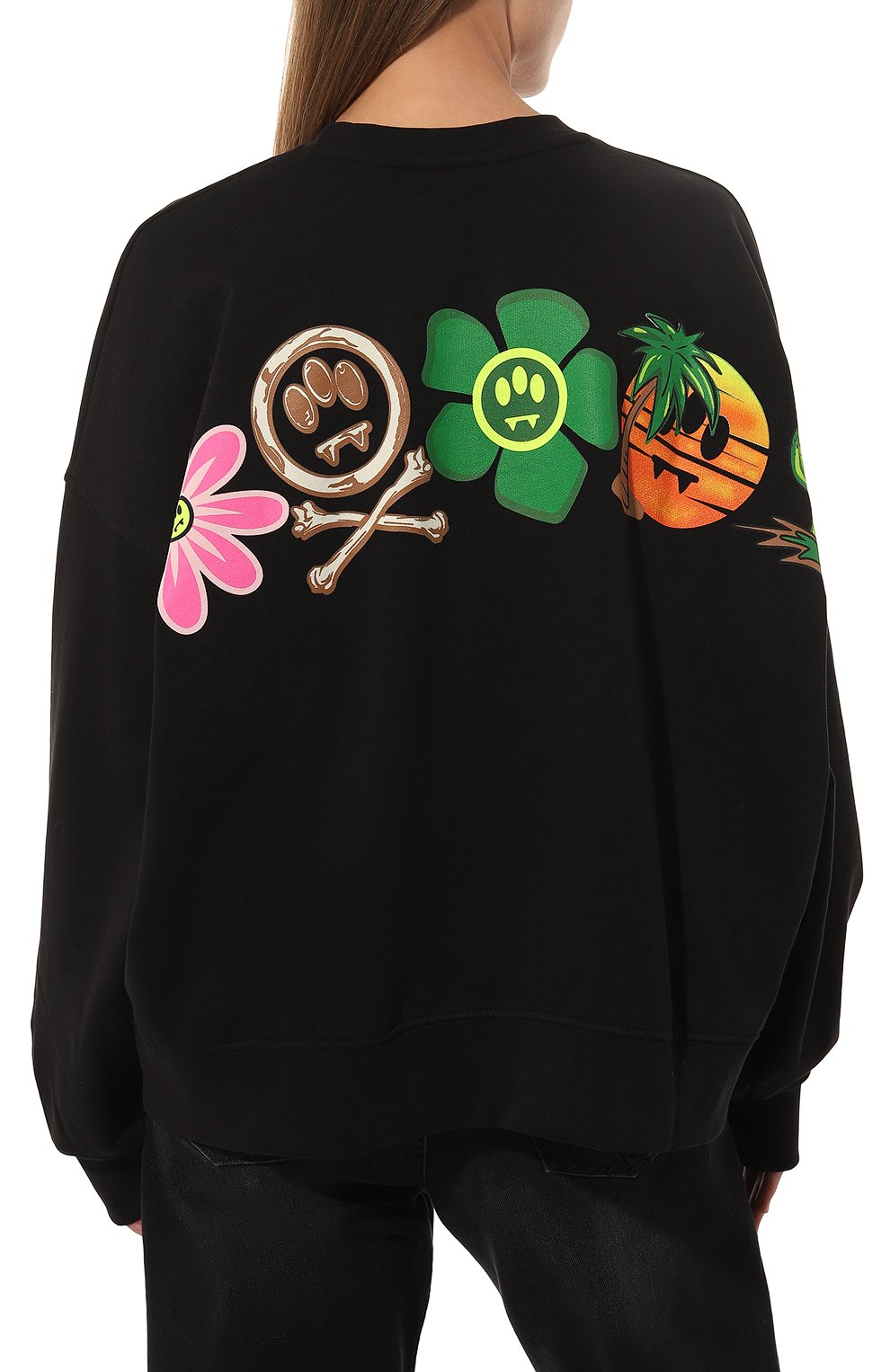 Хлопковый свитшот BARROW, арт. 034086, фото 4