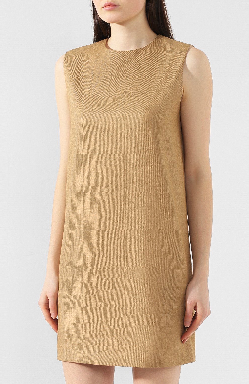 Платье прямого кроя THEORY коричневого цвета по цене 31550 руб., арт. J0307615, фото 3 Платье прямого кроя THEORY, арт. J0307615, фото 3