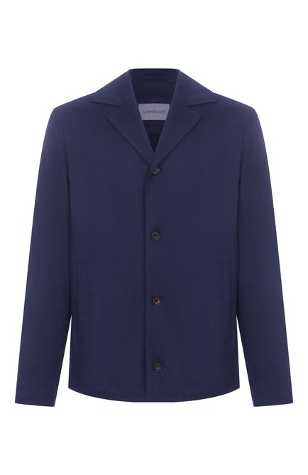 Мужская куртка-рубашка изо льна и шерсти CORNELIANI, арт. 25LI20-2518468
