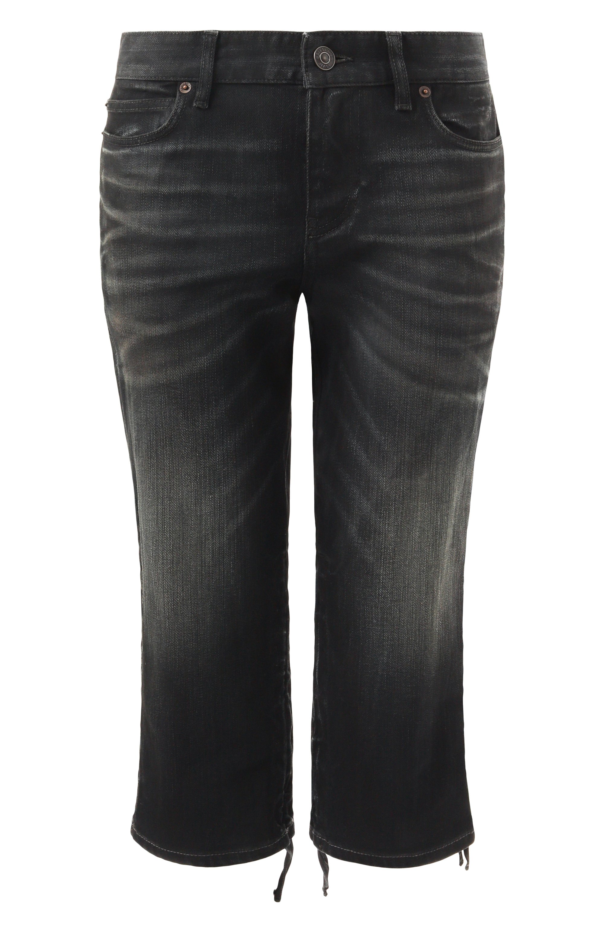 Джинсовые шорты BALENCIAGA темно-синего цвета по цене 159500 руб., арт. 809619/TRW64, фото 1 Джинсовые шорты BALENCIAGA, арт. 809619/TRW64, фото 1