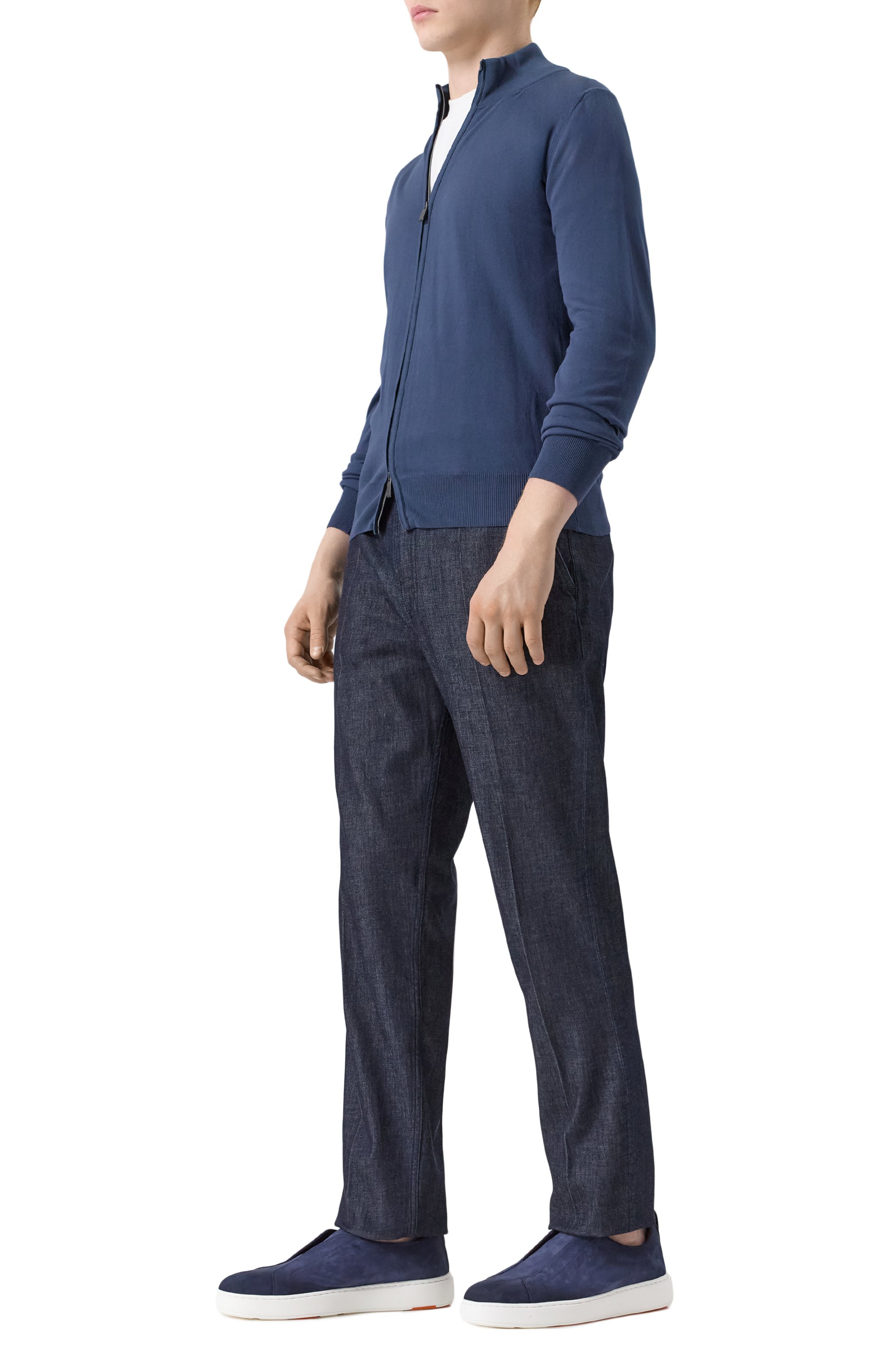 Замшевые кеды cleanic SANTONI, арт. MBCG21995BARTFEH, фото 2