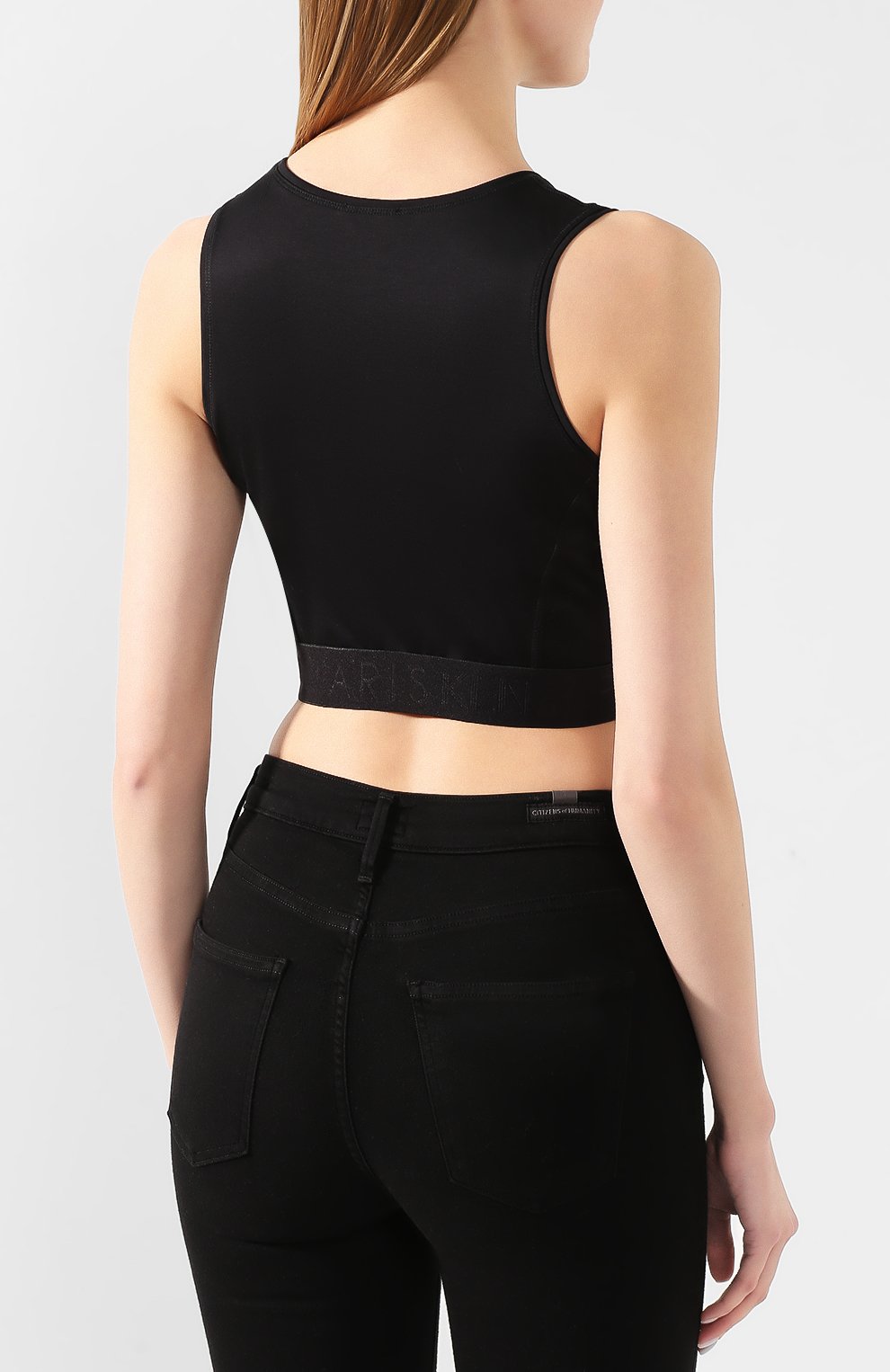 Хлопковый топ KENZO черного цвета по цене 12300 руб., арт. F962T0834951, фото 4 Хлопковый топ KENZO, арт. F962T0834951, фото 4