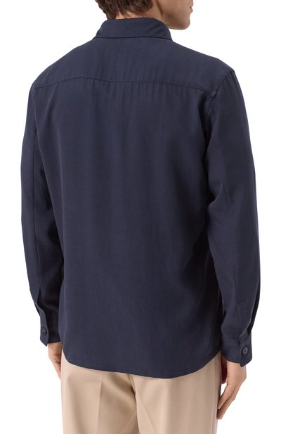 Рубашка из лиоцелла CANALI, арт. 31016/AE05574, фото 4