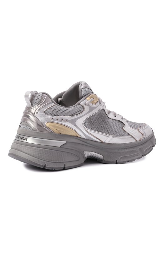 Комбинированные кроссовки Lightstar Golden Goose Deluxe Brand GMF00724.F006475 Серебряный  GMF00724.F006475 Фото 5