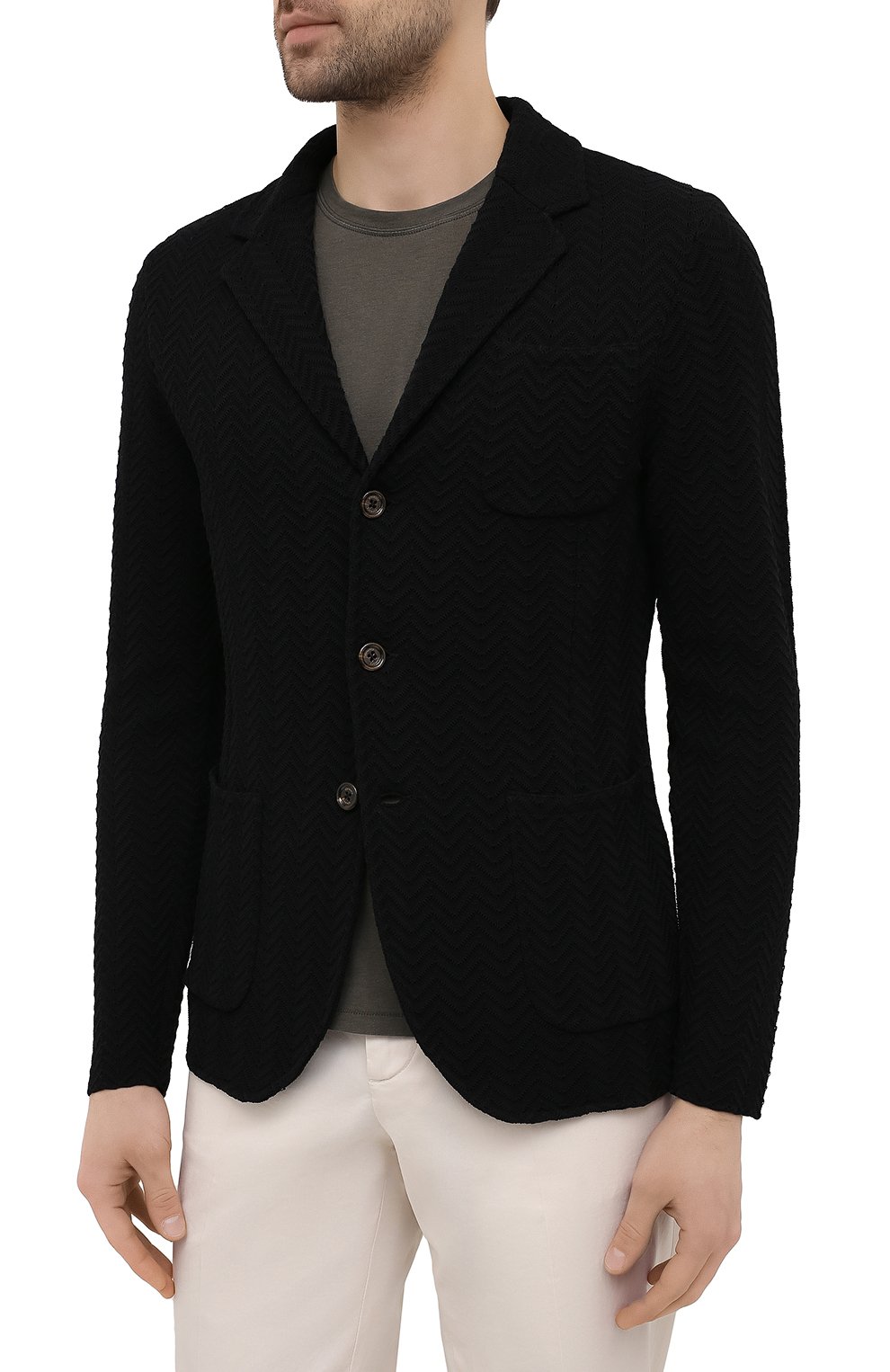 Хлопковый пиджак ELEVENTY PLATINUM, арт. C76GIAC01 MAG0A001, фото 3