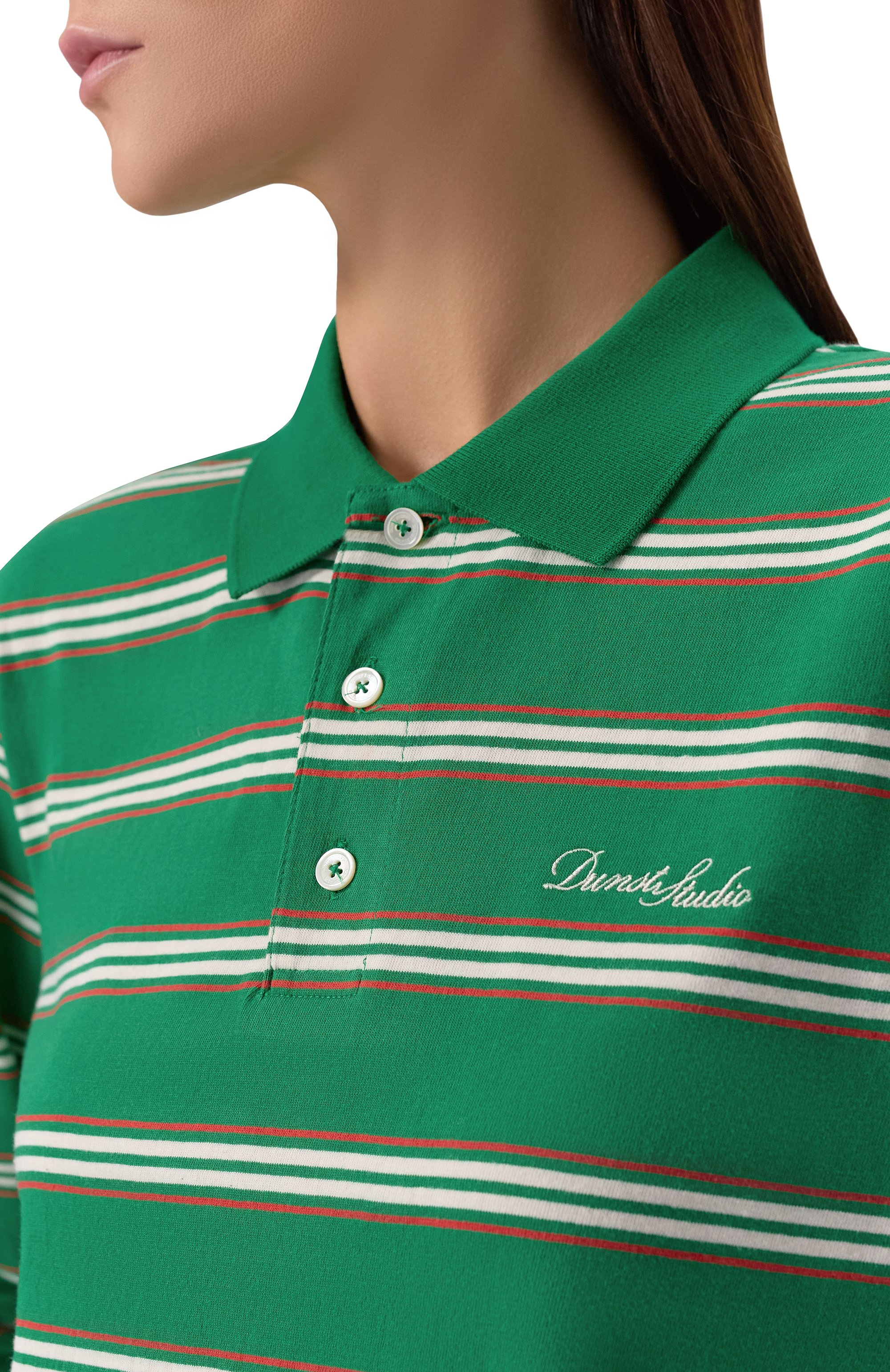 Хлопковое поло DUNST, арт. UDTS5A109E2, фото 5