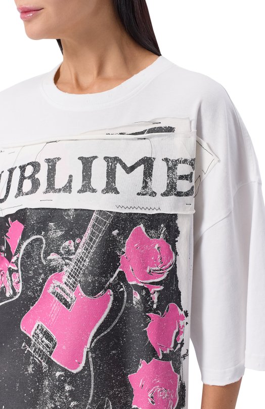 Хлопковая футболка Dolce & Gabbana F8V94T/GDDIC Белый  F8V94T/GDDIC Фото 5