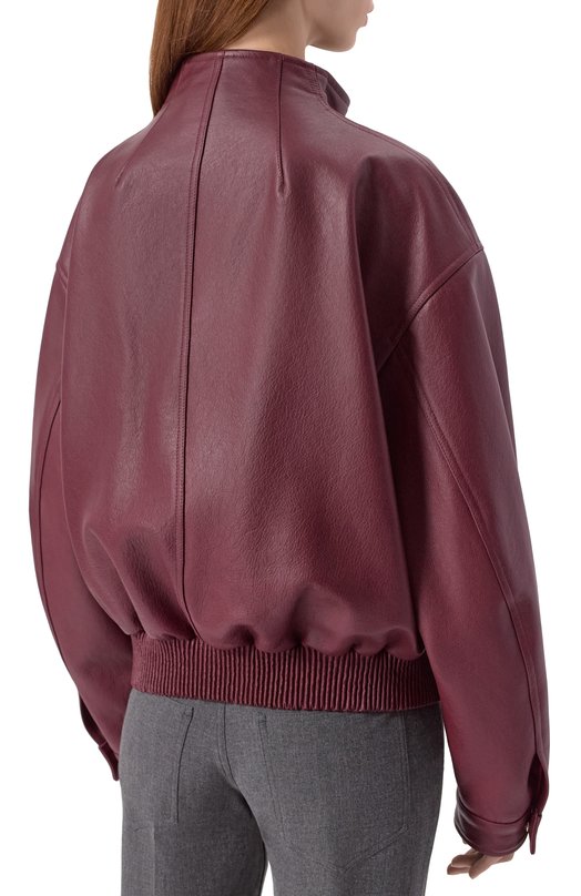 Кожаная куртка Armarium ARMFWJ022/LE08 Бордовый  ARMFWJ022/LE08 Фото 4