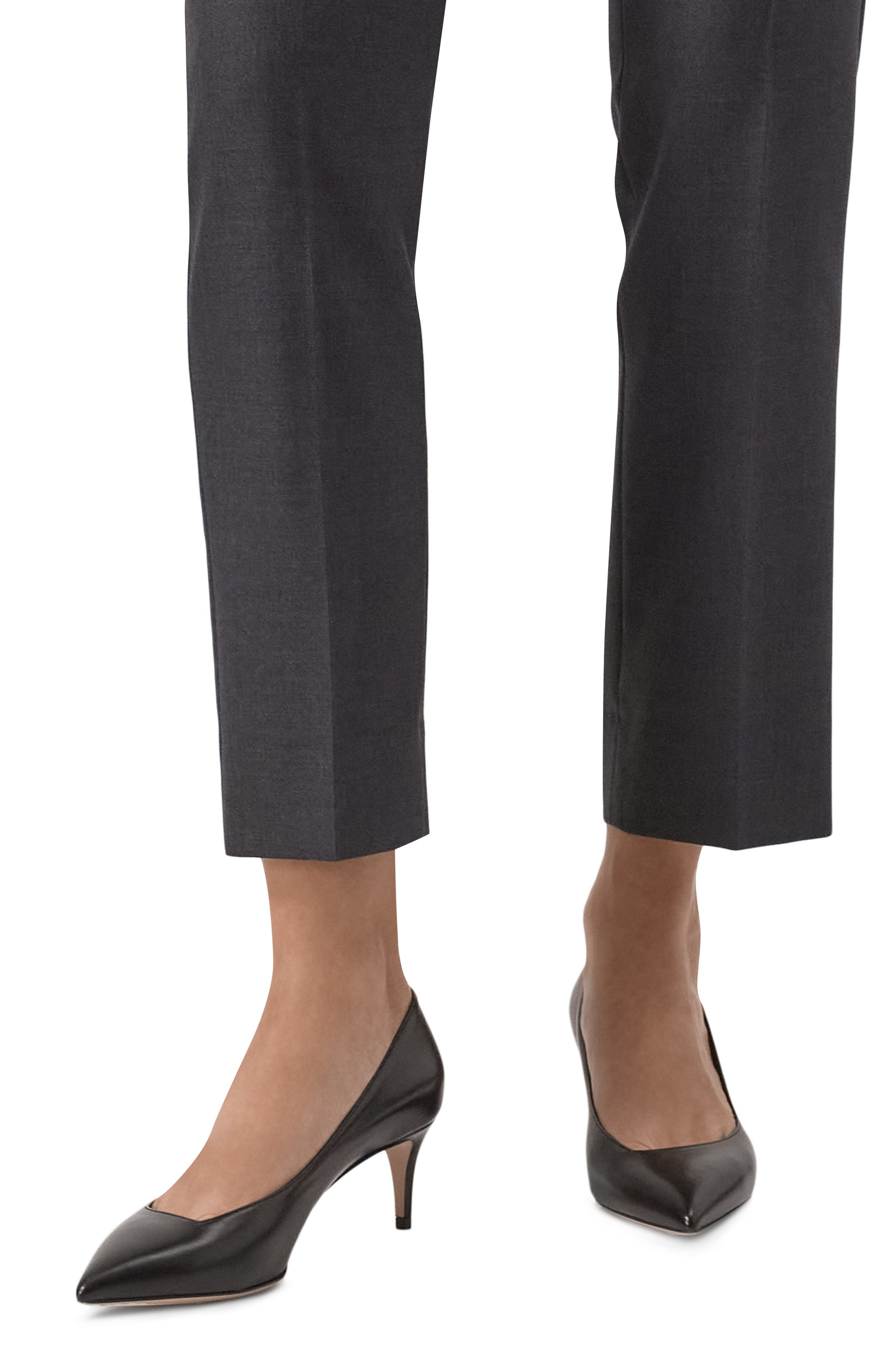 Кожаные туфли GIORGIO ARMANI черного цвета по цене 57950 руб., арт. X1E718/XC087, фото 3 Кожаные туфли GIORGIO ARMANI, арт. X1E718/XC087, фото 3