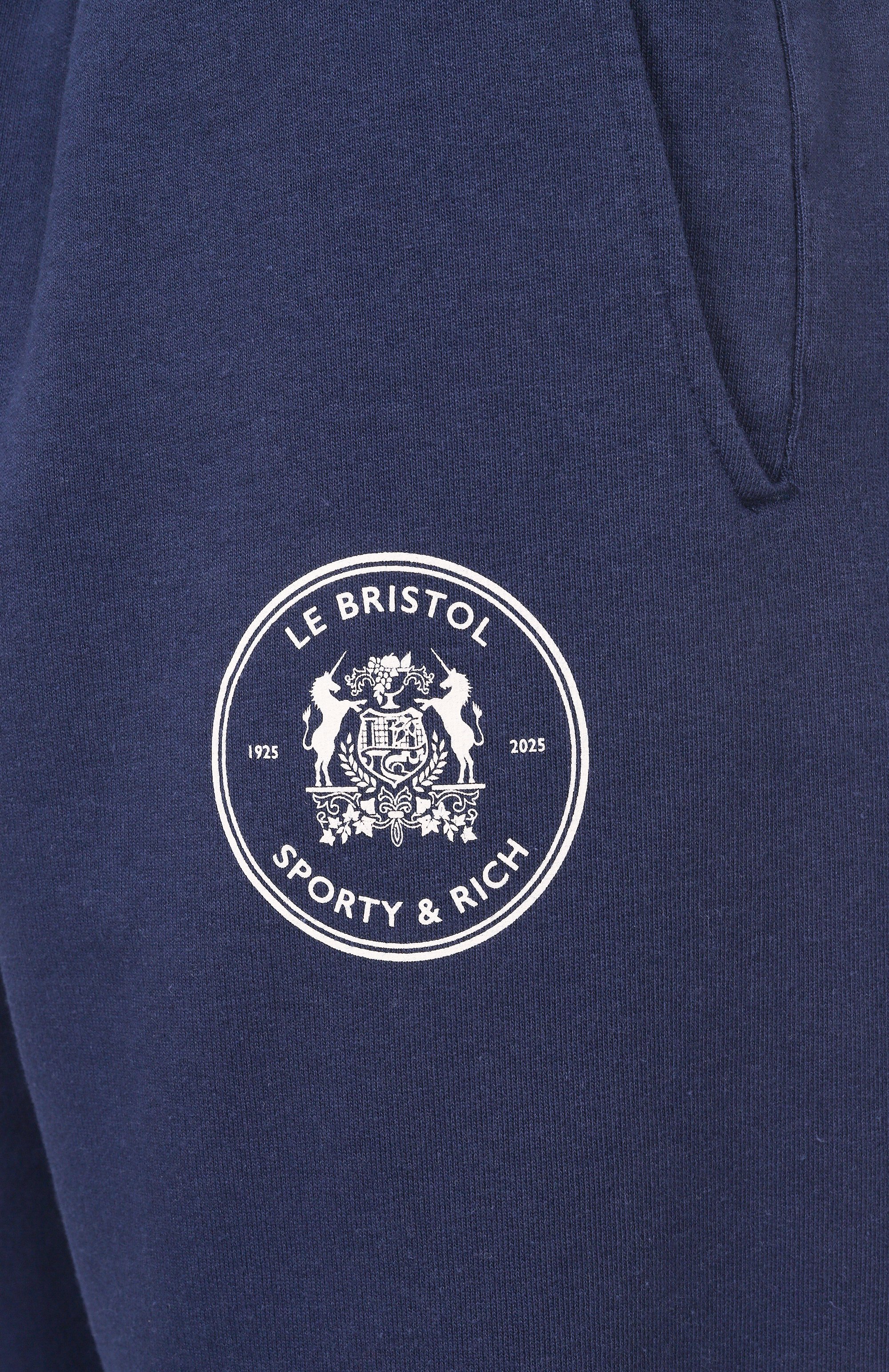 Хлопковые джоггеры sporty & rich x le bristol paris SPORTY AND RICH, арт. PA036517618BL32, фото 6