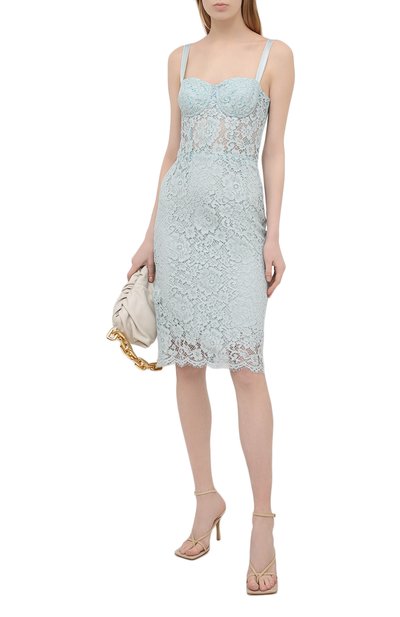 Платье из хлопка и вискозы DOLCE & GABBANA, арт. F6I6NT/HLMEA, фото 2