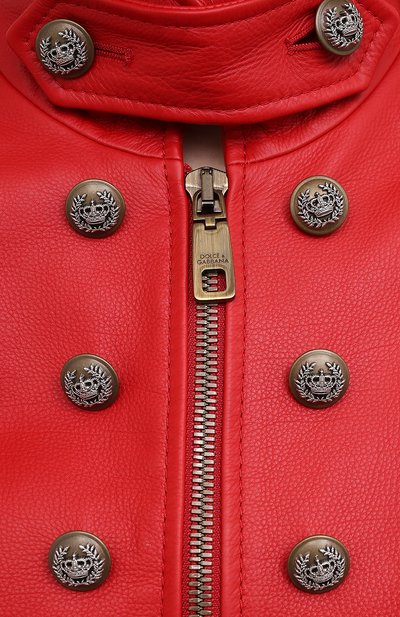 Кожаная куртка DOLCE & GABBANA, арт. F28TUL/HULF5, фото 5