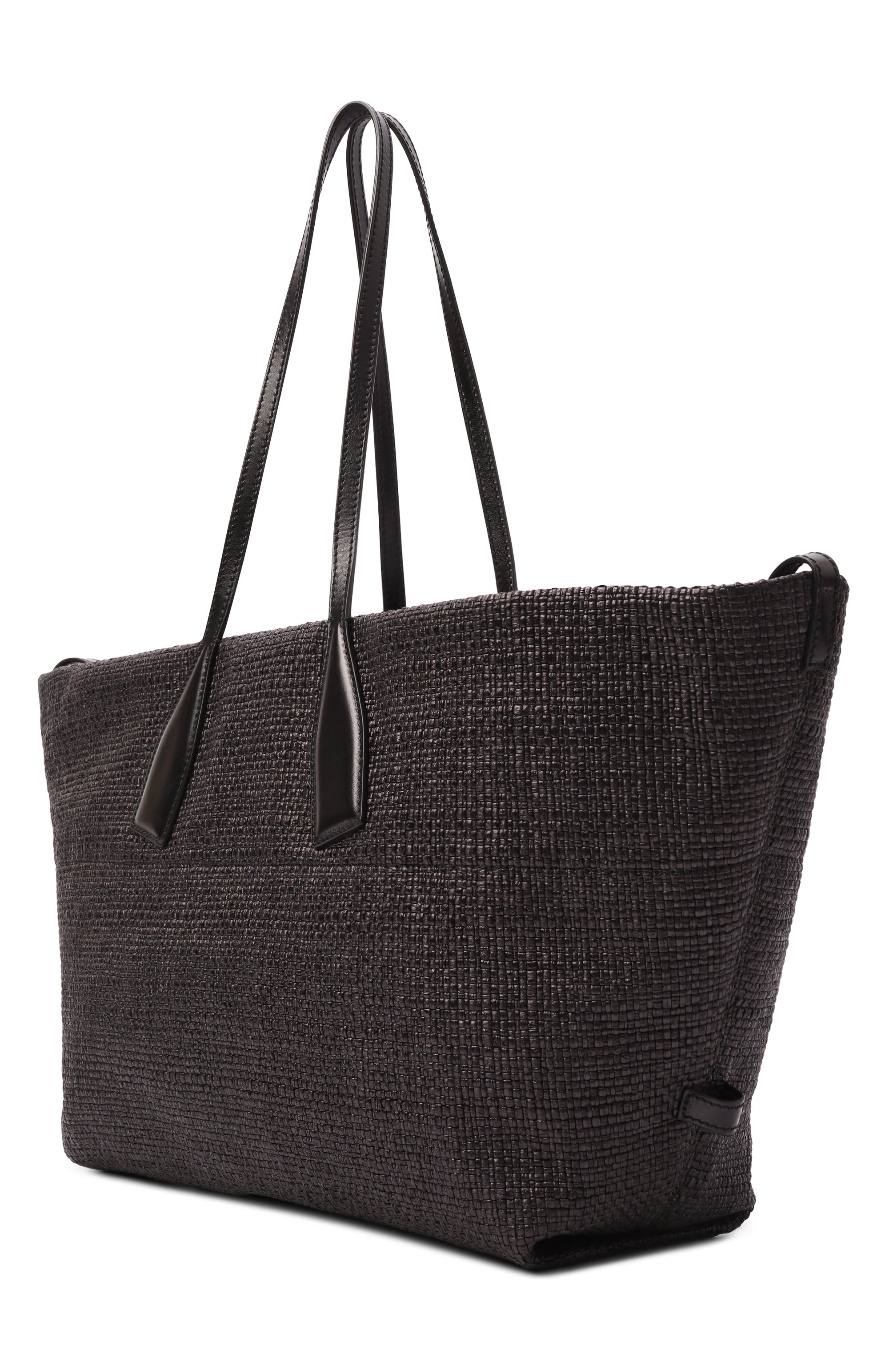 Сумка-тоут track BALMAIN черного цвета по цене 109000 руб., арт. GN1FI015/TRAA, фото 4 Сумка-тоут track BALMAIN, арт. GN1FI015/TRAA, фото 4