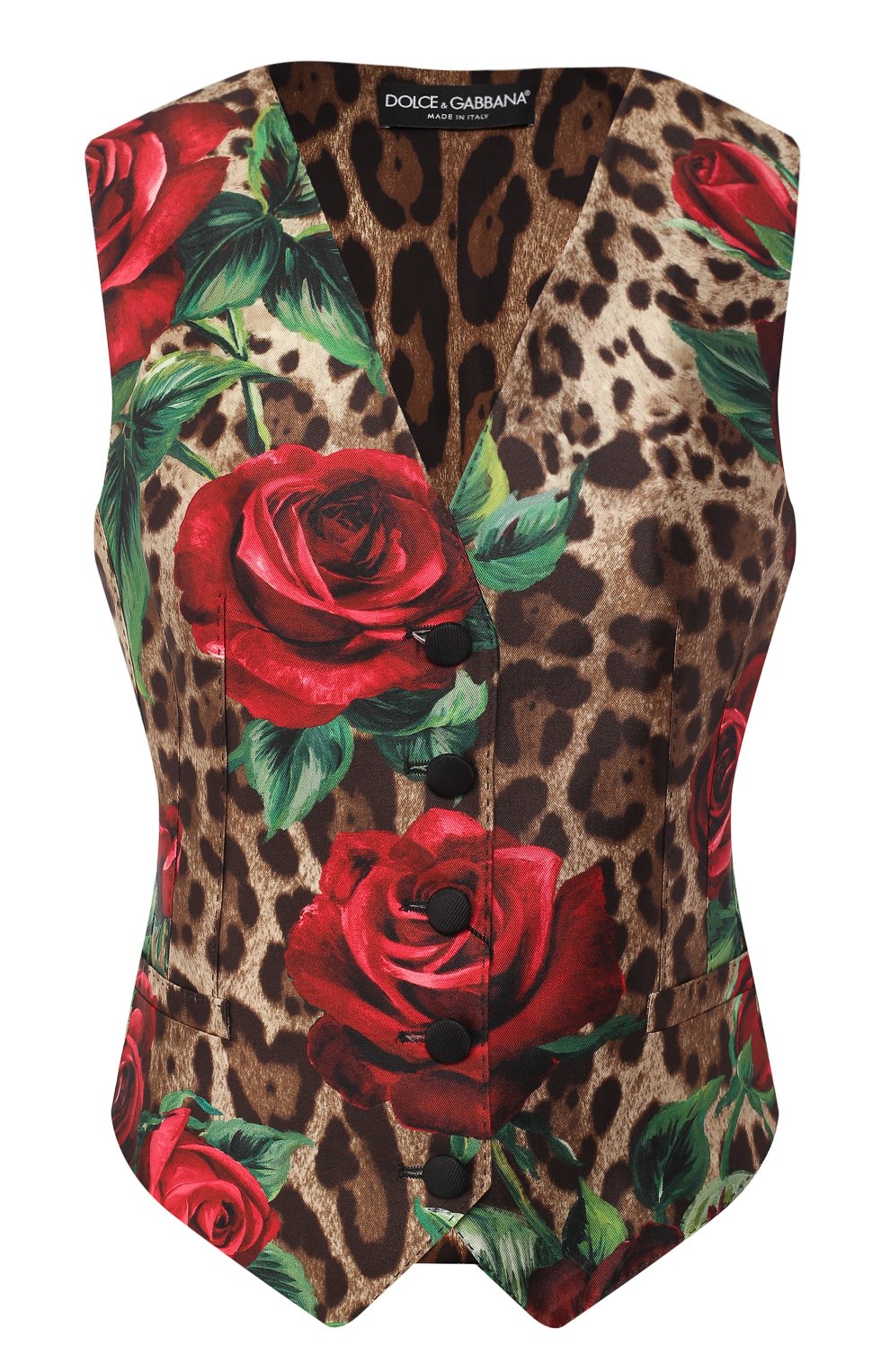 Жилет DOLCE & GABBANA разноцветного цвета по цене 106500 руб., арт. F79H5T/HS1Z2, фото 1 Жилет DOLCE & GABBANA, арт. F79H5T/HS1Z2, фото 1