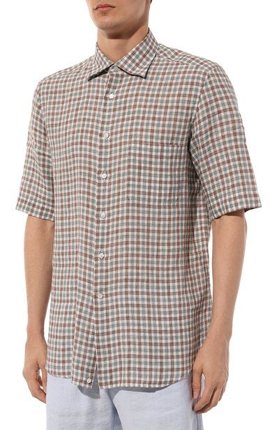 Льняная рубашка STEFANO RICCI, арт. MC007469/LX2716, фото 3