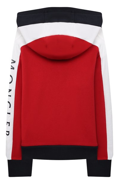 Хлопковая толстовка MONCLER темно-синего цвета по цене 34950 руб., арт. G1-954-8G757-20-809AG/8-10A, фото 2 Хлопковая толстовка MONCLER, арт. G1-954-8G757-20-809AG/8-10A, фото 2