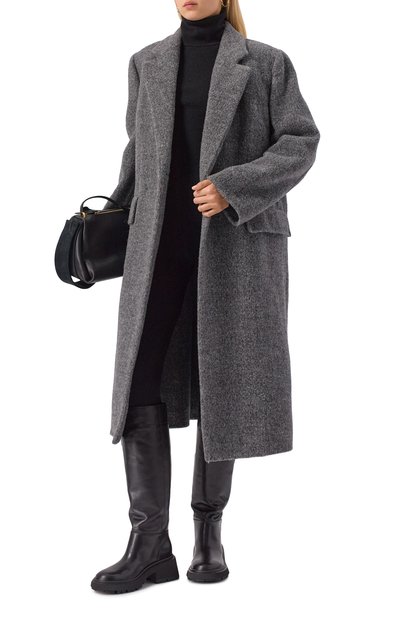 Кожаные сапоги tamsin JIMMY CHOO, арт. TAMSIN KB FLAT/WLZ, фото 3