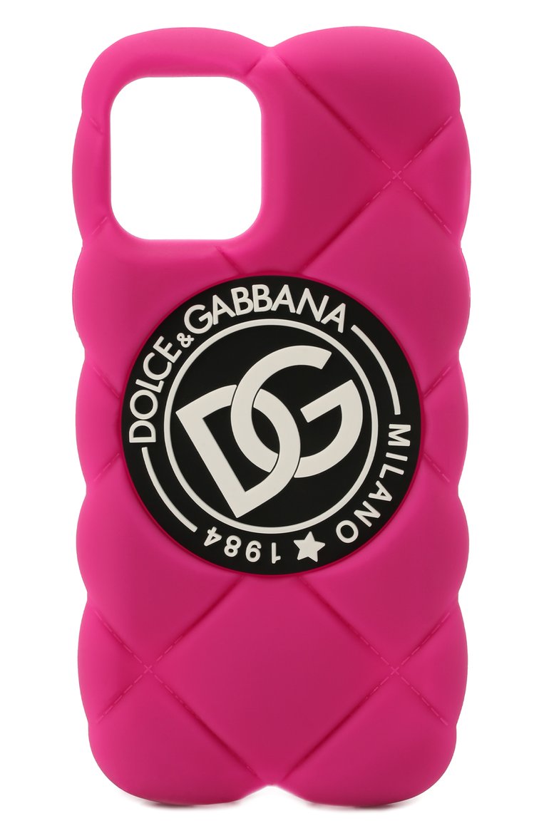Чехол для iphone 12 pro DOLCE & GABBANA фуксия цвета, арт. BI3028/AQ374 | Фото 1 (Материал: Синтетический материал; Нос: Не проставлено; Региональные ограничения белый список (Axapta Mercury): Не проставлено)