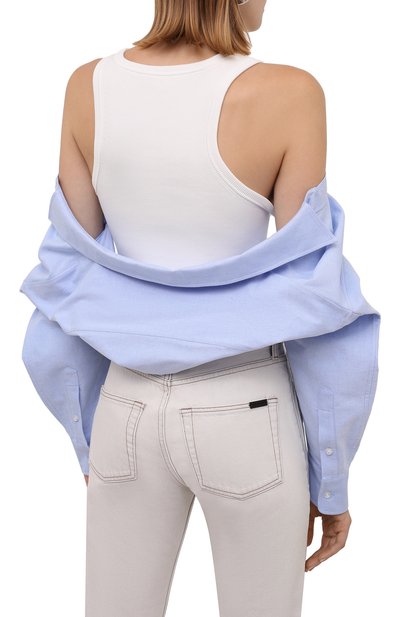 Топ ALEXANDERWANG.T голубого цвета по цене 38350 руб., арт. 4KC3211007, фото 4 Топ ALEXANDERWANG.T, арт. 4KC3211007, фото 4