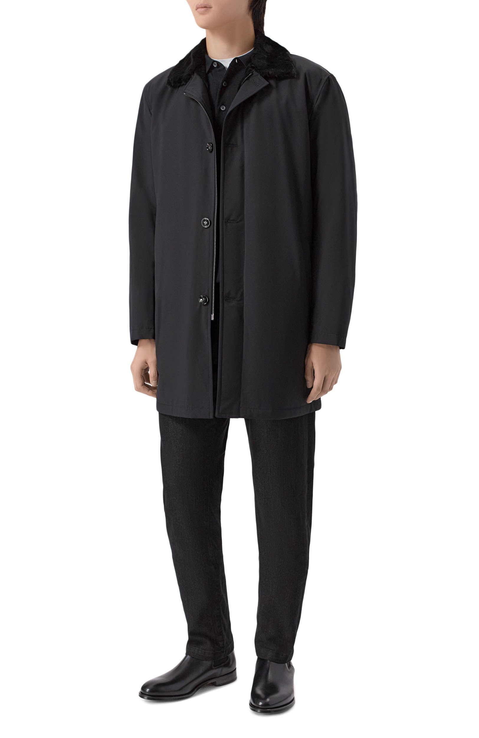 Пальто с подкладкой из ласки KITON, арт. UW2186AV0402L, фото 2