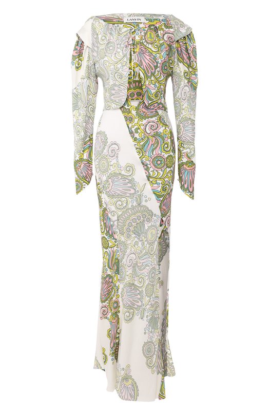 

Платье из вискозы Lanvin, Зелёный