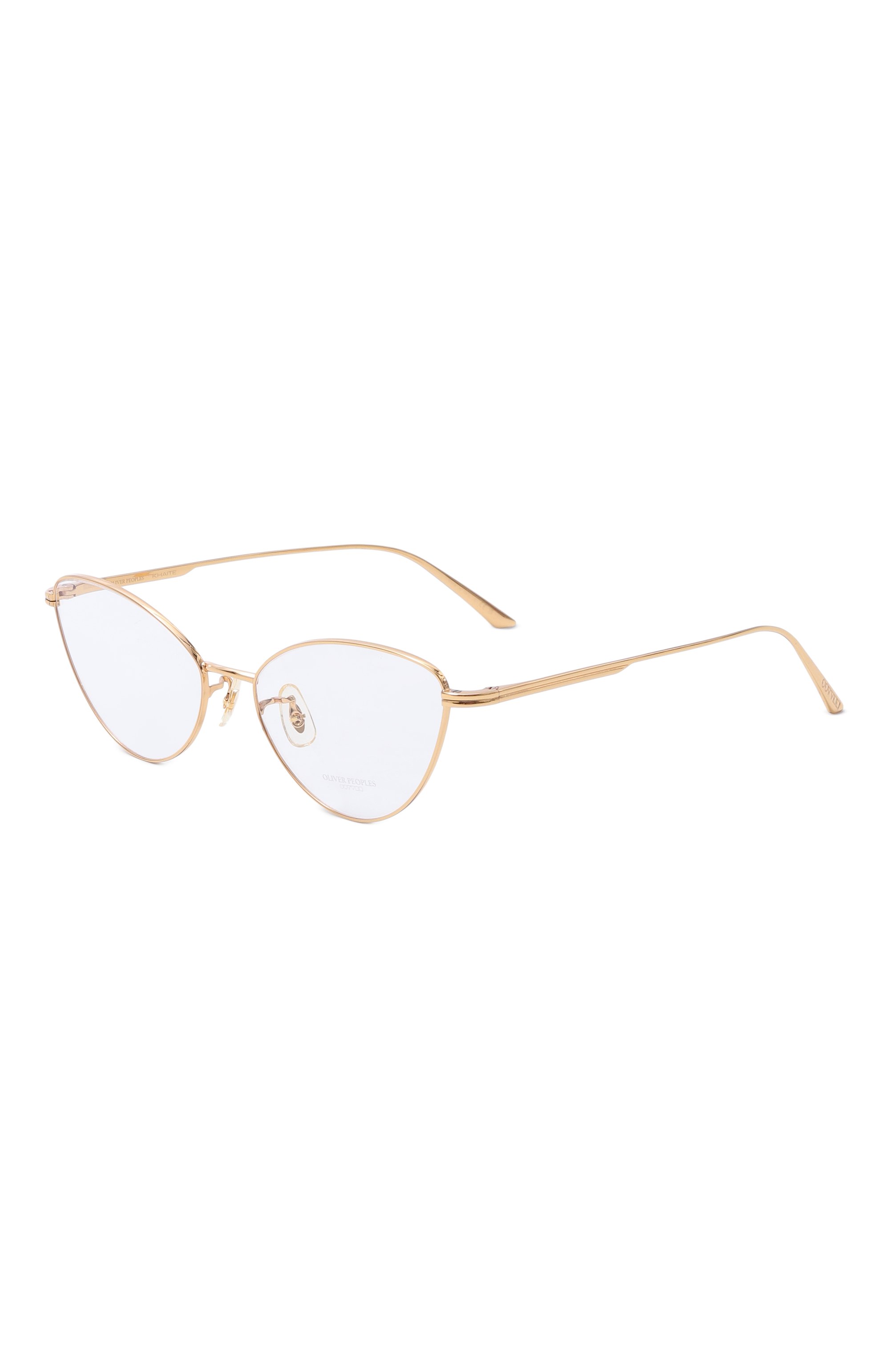 Оправа oliver peoples x khaite OLIVER PEOPLES золотого цвета по цене 49150 руб., арт. 1328-5332, фото 1 Оправа oliver peoples x khaite OLIVER PEOPLES, арт. 1328-5332, фото 1