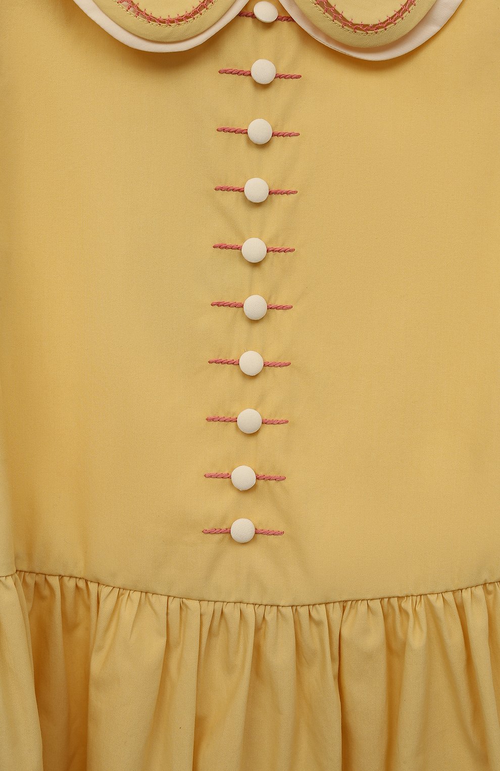 Хлопковое платье GUCCI, арт. 615237 ZAEFE, фото 3